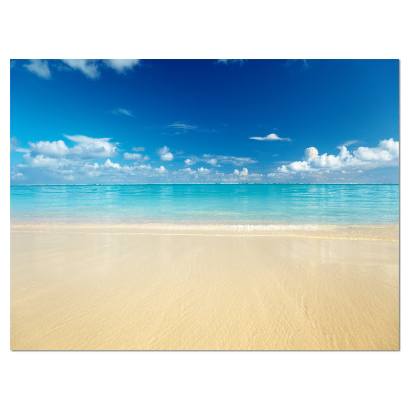 Calm Caribbean Shore Landscape Canvas Print, 20" x 12"