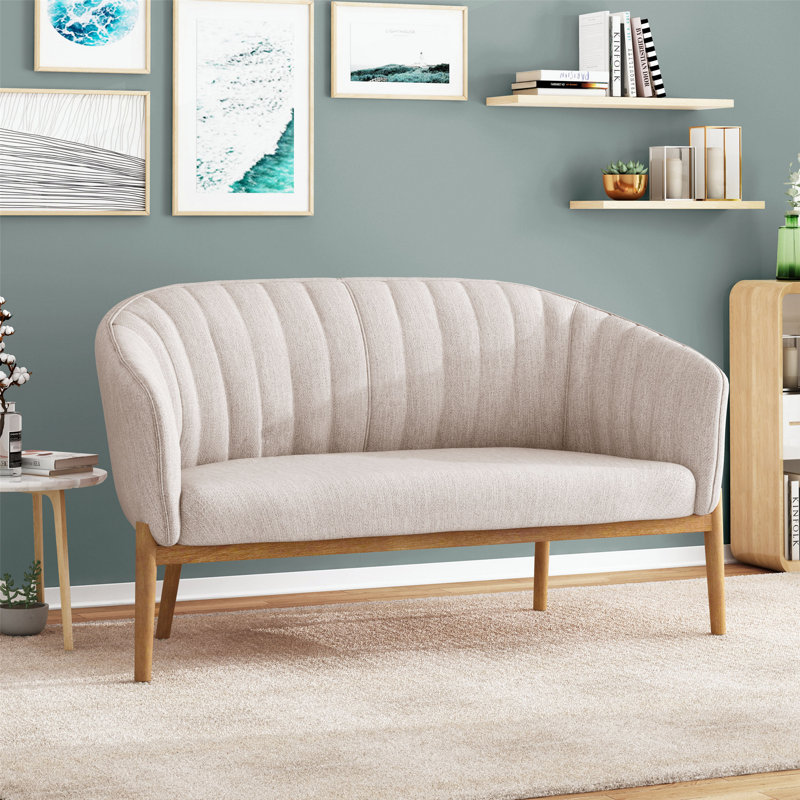 Canapé à deux places pour l'intérieur, Beige