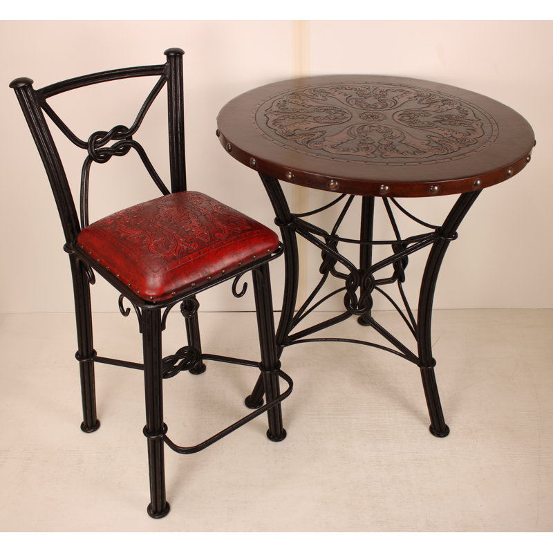 Tabouret de bar Slawson, Rouge