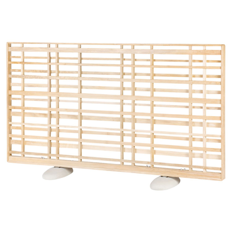 Paravent Woodland - Teck naturel, H 52 po x l 90 po x P 3 po