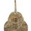 Ornements suspendus en bois D3.1X3.5 ", décorations suspendues pour arbre de Noël, présentoir des Fêtes, ensemble de 8