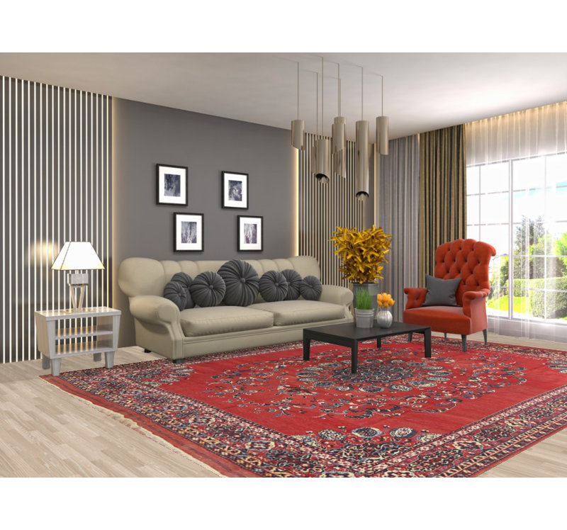 Tapis oriental antique 8 x 11