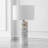 Gizelle Round Marble Table Lamp