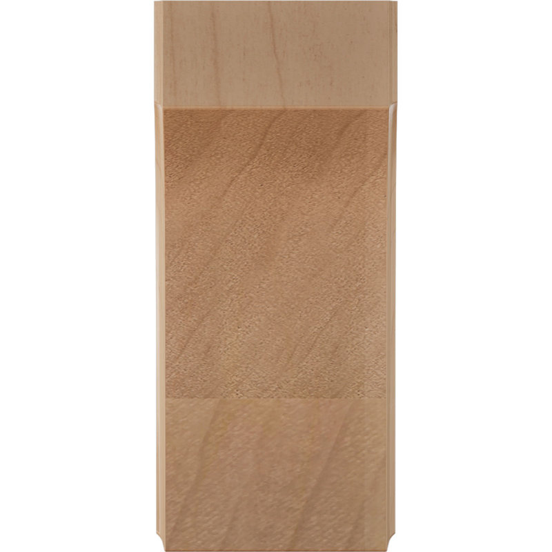 Clarksville 8'' H x 3.5'' W x 4'' D Wood, Alder, 8" H x 3.5" W x 4" D
