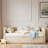 Upholstered Daybed With Pop Up Trundle-1324586892