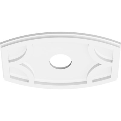 Médaillon de plafond contemporain en PVC de qualité architecturale Kailey