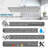 Rain Adjustable Shower Head 2.5 GPM GPM