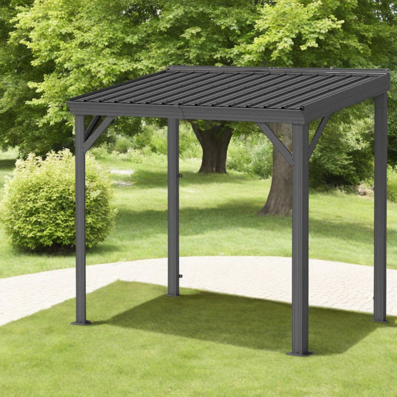 Pavillons et abris de jardin modernes (doit inclure le cadre), abri de patio en acier 8 x 5
