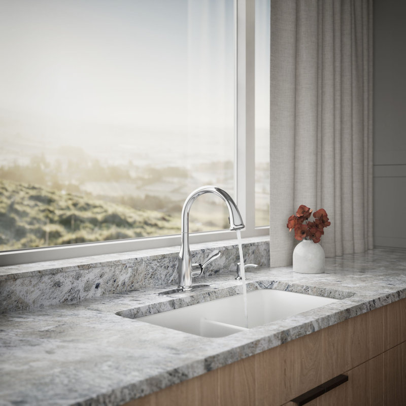 Motif Pulldown Kitchen Faucet, Polished Chrome