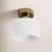 Malmo Tyrion Glass Flush Mount