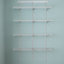 Adjustable ShelfTrack 4 Shelf Kit up to 1.2m Wide for Pantry, Garage or Utility Wire Heavy Duty 40cm Deep Shelving