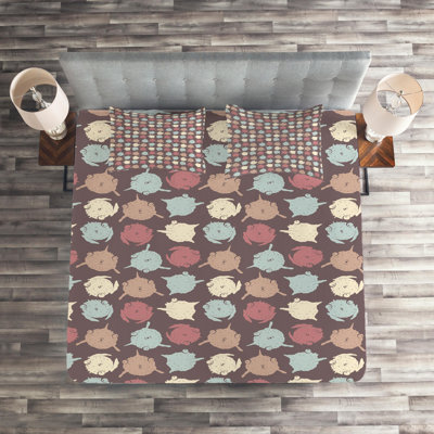 Farmhouse / Country Polyester Coverlet