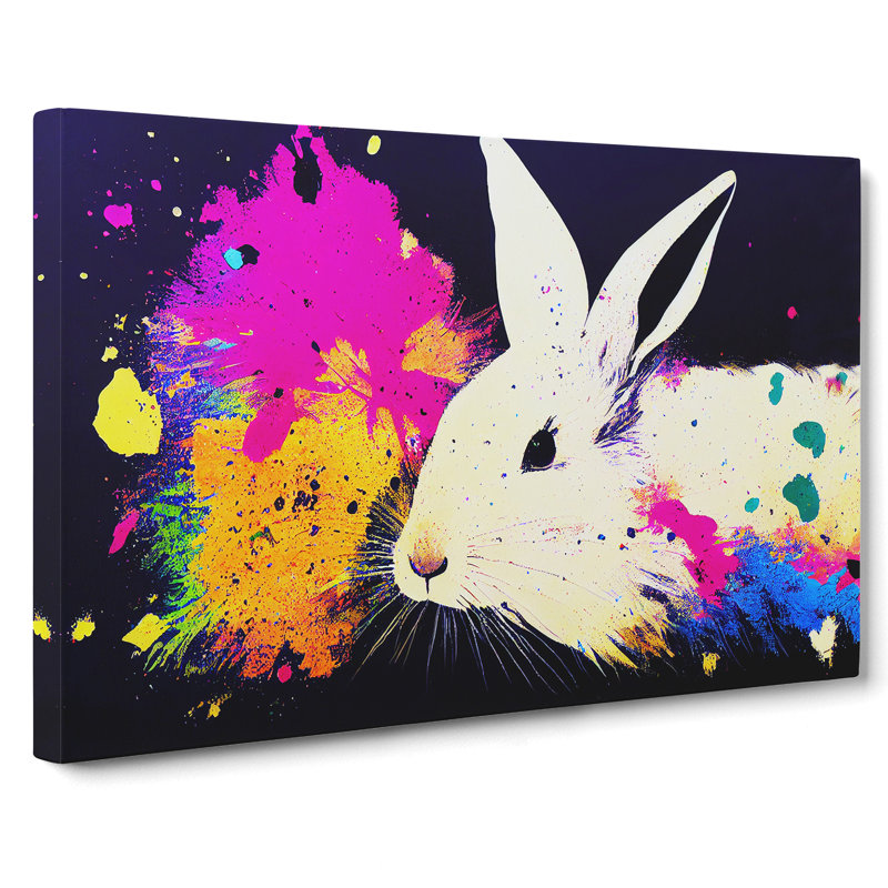 Rabbit Splash Vol.2 Abstract - Wrapped Canvas, 35cm H x 50cm W x 3cm D