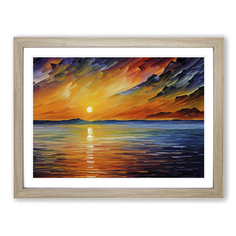 Glowing Sunrise Vol.1 - Framed Print