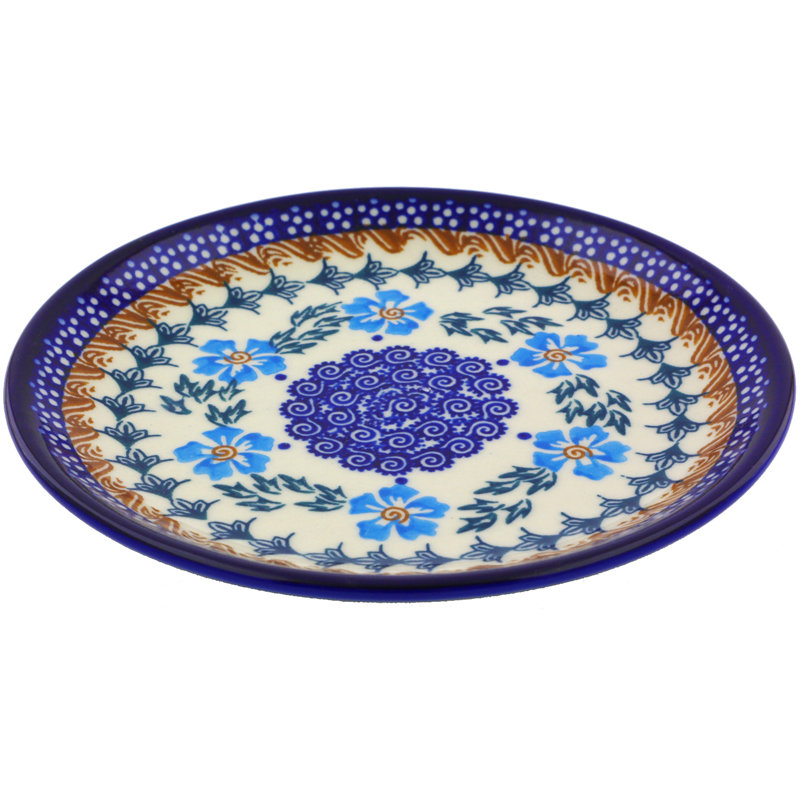 Polish Pottery 7" Dessert Plate