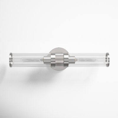 Atley 2 Light Transparent Dimmable Bath Bar
