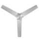 54" Mocha 3 - Blade Outdoor/Indoor Smart Propeller Ceiling Fan with Remote Control Included