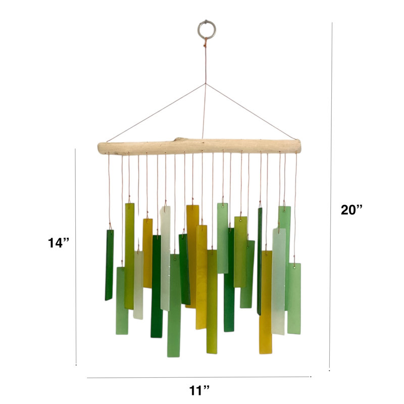Carillon en verre - carillon de verre coloré