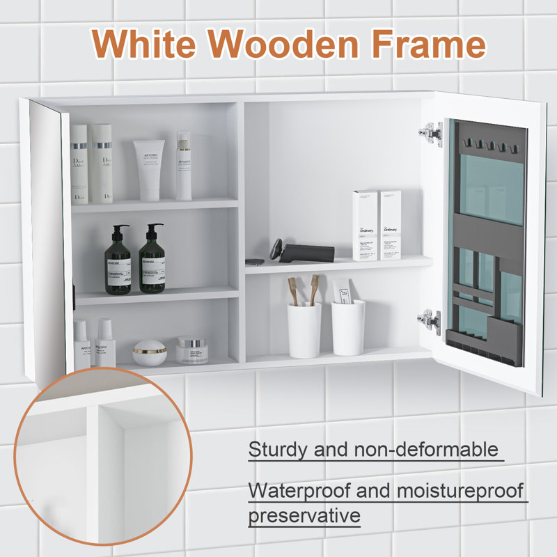 Armoire à pharmacie avec miroir l 40 po x H 26 po Berkine