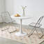 Table basse moderne ronde 31,5 po pour le salon