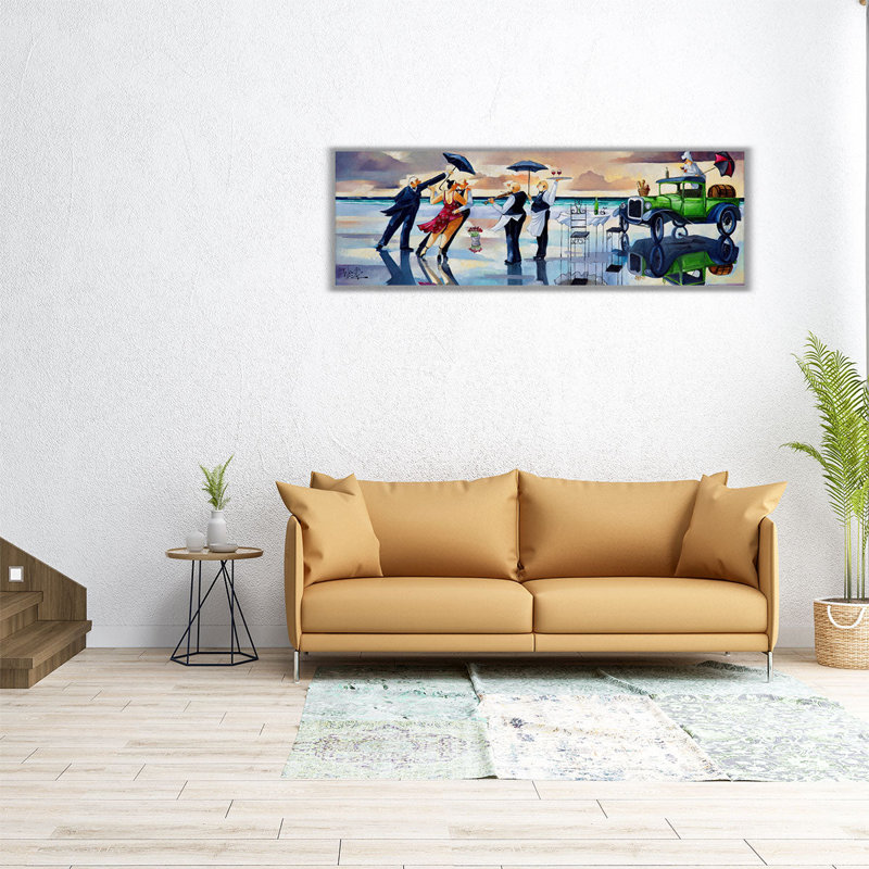 Date Night 5 - reproduction d'art sur toile, H 20 po x l 60 po