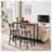 Jazire Counter Stool with Metal Frame
