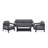 Mesa 4-person Conversation Set