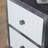 Rilana Fully Assembled 4 Drawer Grey and White Chest Storage Unit