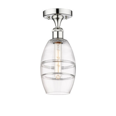 Plafonnier semi-encastré 1 lumière Edison - Abiagael