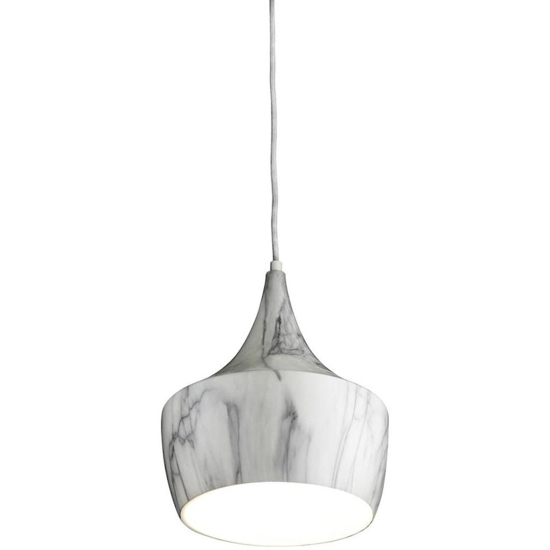 Romona 1 - Light White Teardrop Pendant