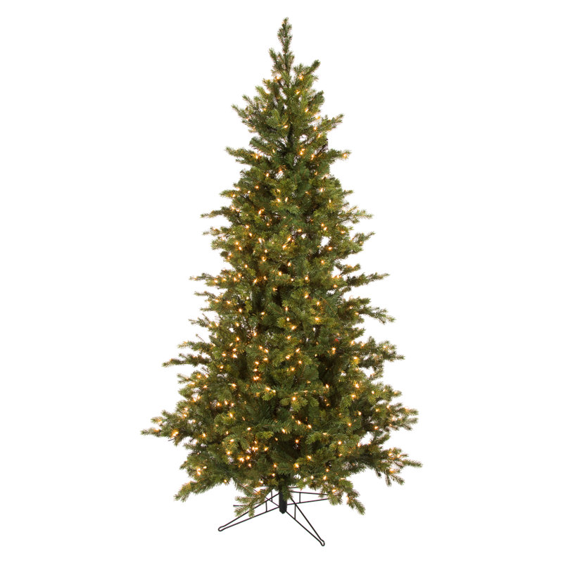 Prelit Lighted Artificial Christmas Tree, 9' H