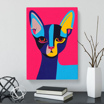 Sphynx Cat Pop Vol.2 - Wrapped Canvas
