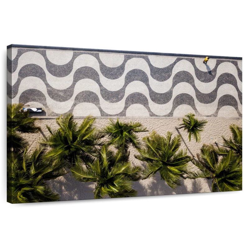 Gillard Copacabana Sidewalk Palms, 34" H x 51" W