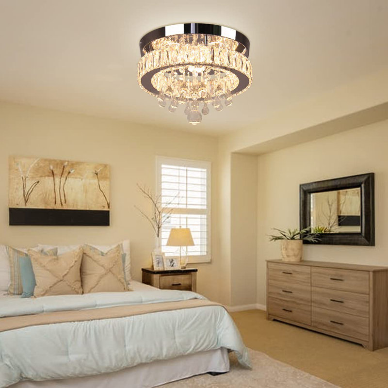 Lustre tambour Ilany, Jaune