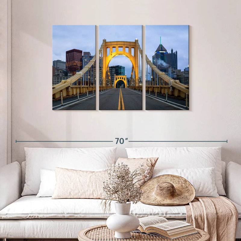 Mehar Roberto Clemente Bridge, 28" H x 45" W