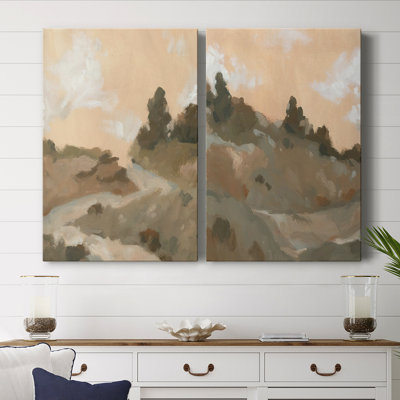 Hillside Walking Path I-Premium Gallery Wrapped Canvas -Ready to Hang