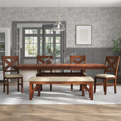 Veliz Extendable Trestle Dining Set