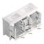 Meuble-lavabo blanc de 152 cm. Nombreux rangements : 4 portes à fermeture amortie et 5 tiroirs.-1637807864