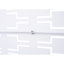 Écran d'intimité en métal H 76 po en métal - pour l'extérieur et l'intérieur. Autoportant pour terrasse, balcon. Rouille. Conception élégante. Installation facile-125816276