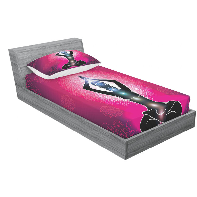 Microfiber Sheet Set, Twin Sheet Set with Fitted Sheet