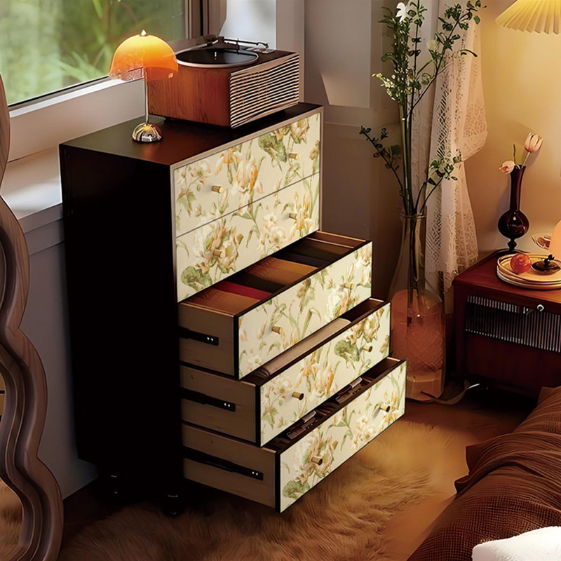 Commode à 5 tiroirs French Floral