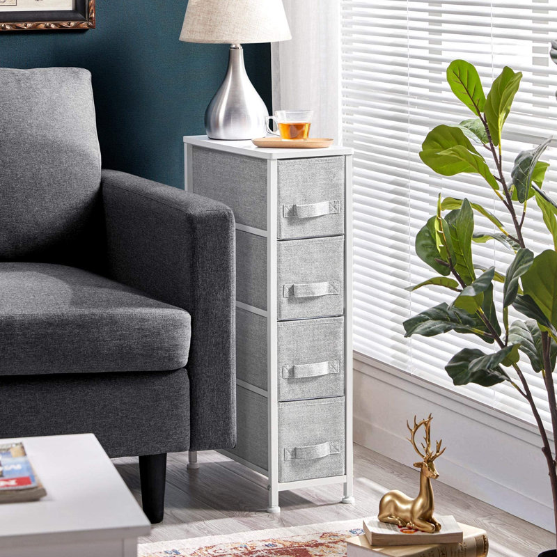Aguste Iron 48 cm W Chest of 4 Drawers