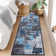 Machine Washable Rug with Rubber Backing for Living Room Modern Non-Slip Dining Room Rug Easy-Cleaning Geometric Floor Carpet for Bedroom Hallway Kitchen Office Playroom