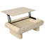 Table basse à plateau relevable