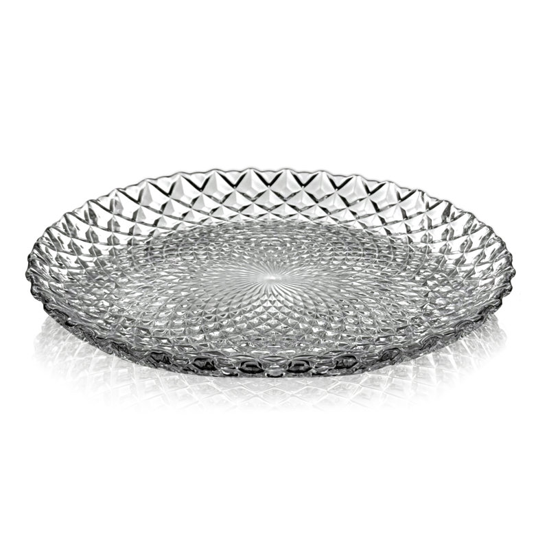 Ensemble de 6 assiettes à salade en verre Lytia