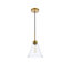 Luminaire suspendu conique à 1 lumière Okelly-1350956796