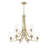 Annabell Burnished Brass 9 Light Chandelier-123384042-123384043