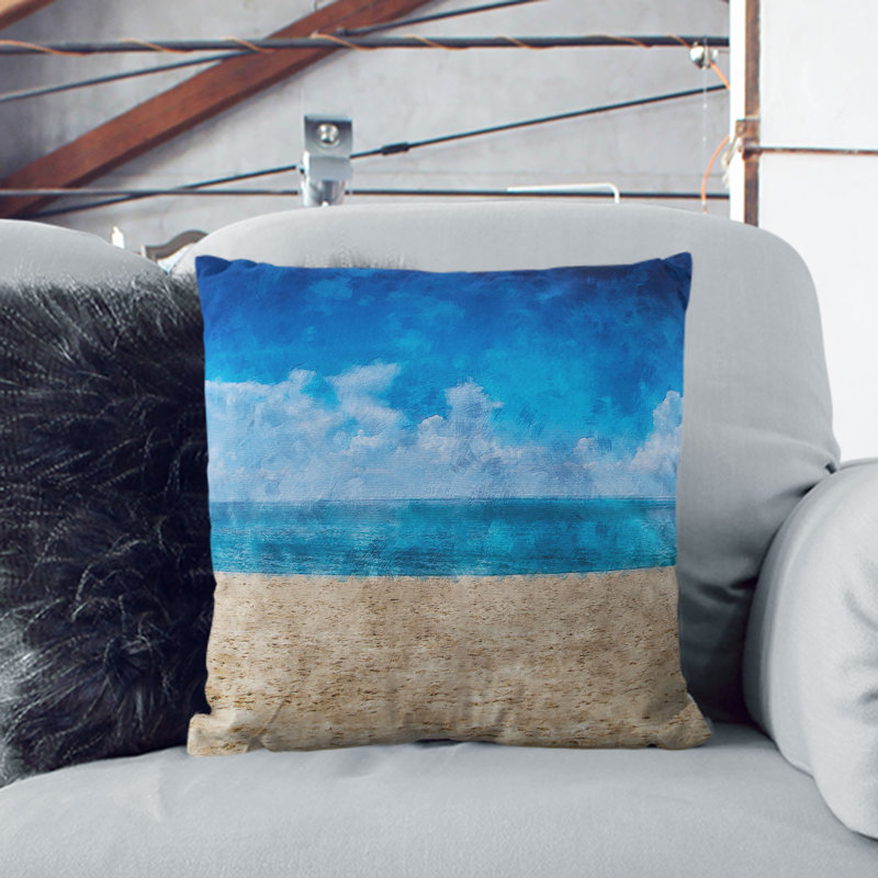 Square Throw Cushion, 55cm H x 55cm W x 20cm D