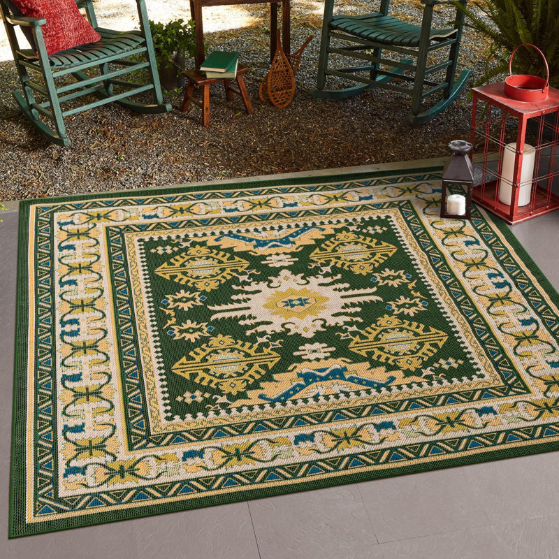 Tapis intérieur / extérieur Loreto Loreto Loreto, Carré 7 pi 10 po