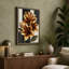 Golden Lotus Blooms Botanical - Wrapped Canvas-1690371824-1690371832